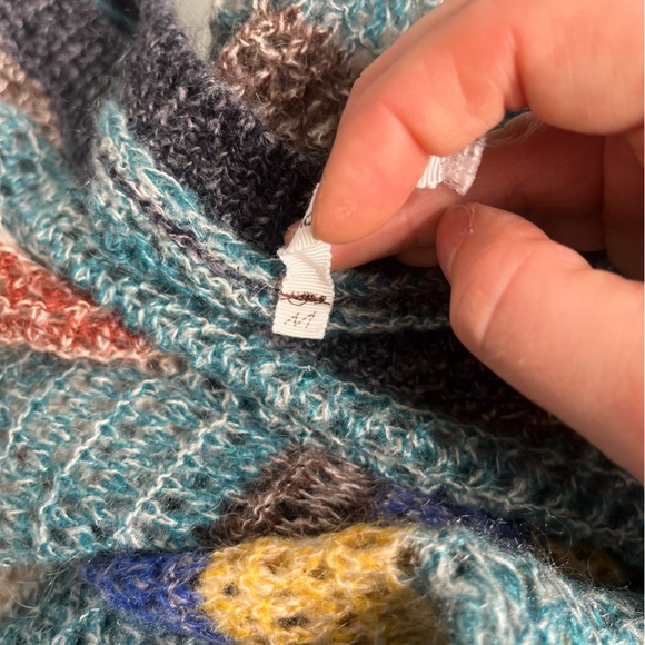 Willow & Clay Mohair Blend Striped Sweater Women’s Medium - Picture 4 of 5